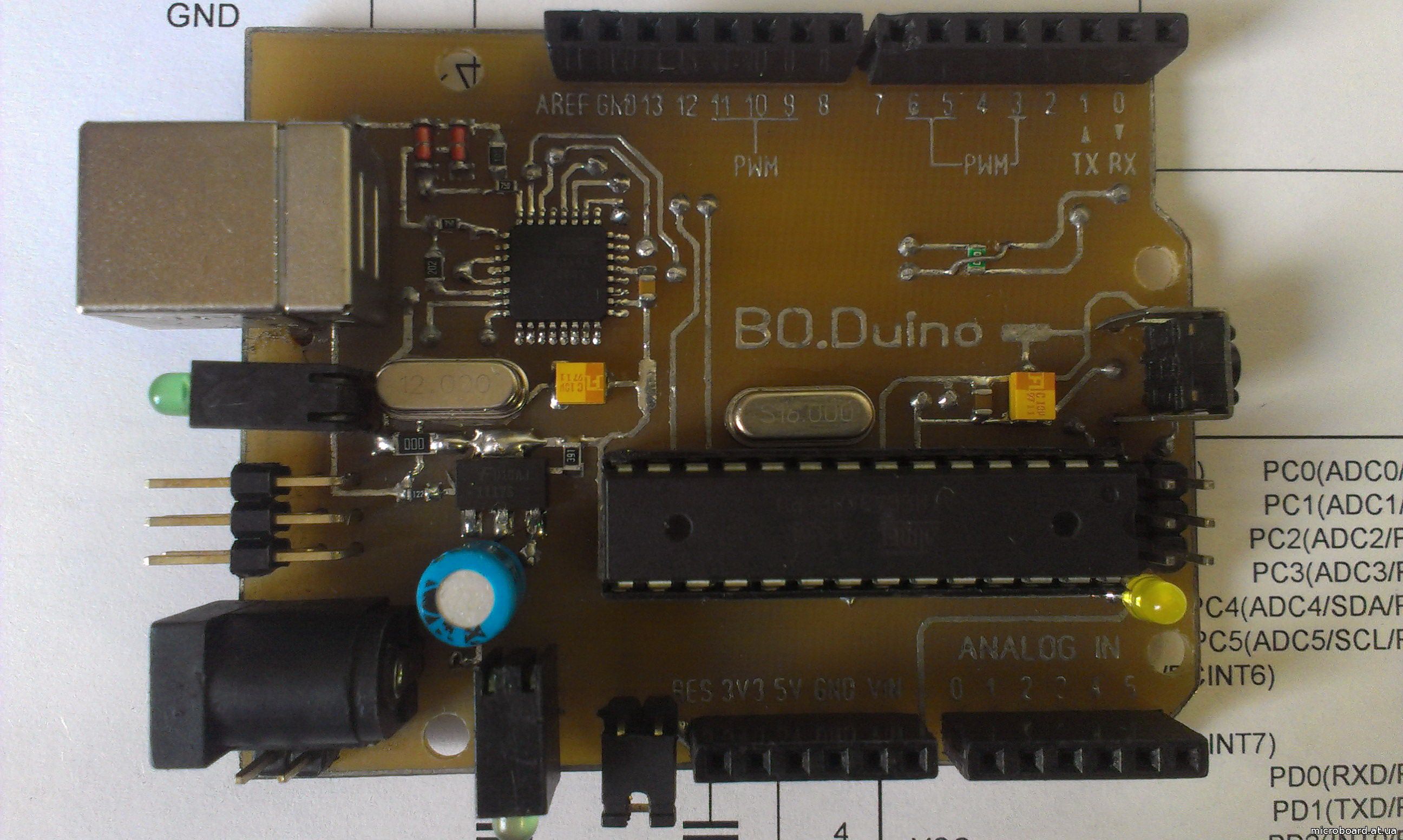 EGYDuino – клон Arduino своими руками